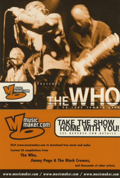 The Who - Music Maker - 2000 USA Ad