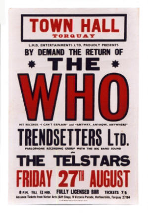 The Who - Mini Poster Post Cards - 2011 UK