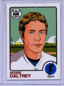 Roger Daltrey - Baseball Card - 2011 USA