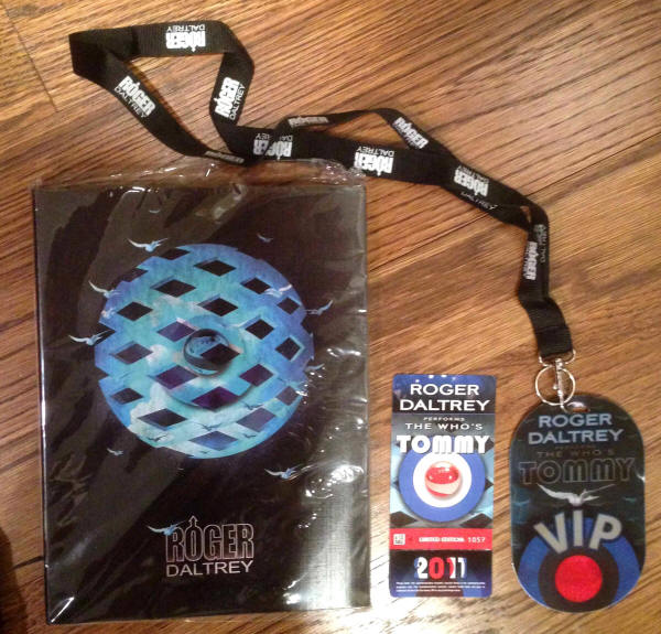 Roger Daltrey - 2011 USA - The Who's Tommy VIP Package