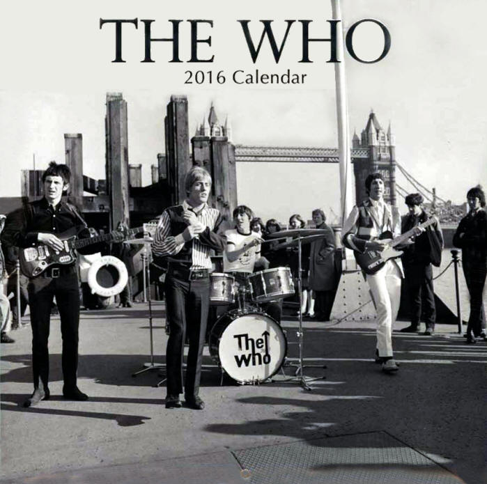 The Who 2016 UK Calendar
