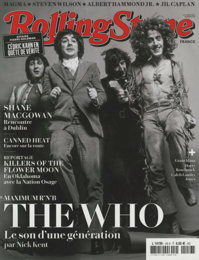 The Who - France - Rolling Stone Magazine - October, 2023