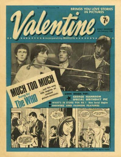The Who - UK - Valentine - February 26, 1966