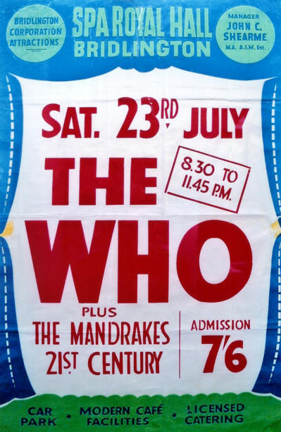 The Who - Spa Royal Hall - July 23, 1966 UK (Reproduction)