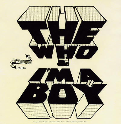 The Who - I'm A Boy - 1966 UK (reproduction)