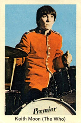 Keith Moon - 1966 Sweden Card