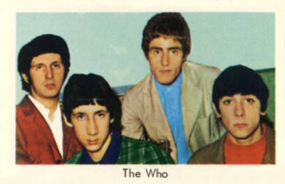 The Who - 1966 Sweden Card
