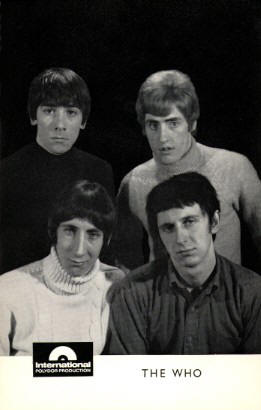 The Who - Promo Postcard - 1966 Germany (front cover)