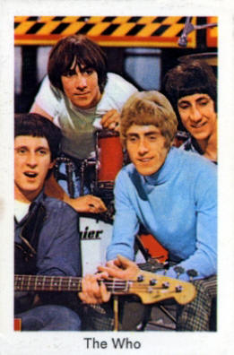 The Who - 1967 Sweden Card