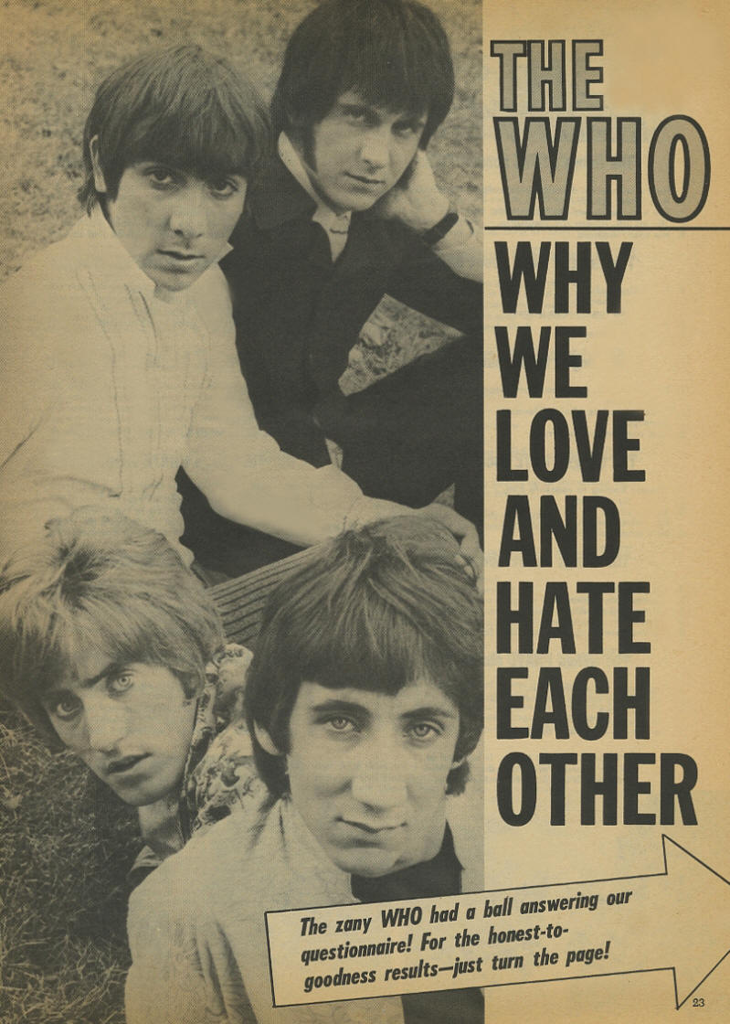 The Who - Why We Love And Hate Each Other - Teen Life - 1968 USA