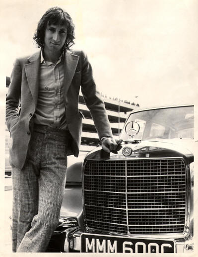 Pete Townshend - 1969 UK (with new Mercedes-Benz 600)