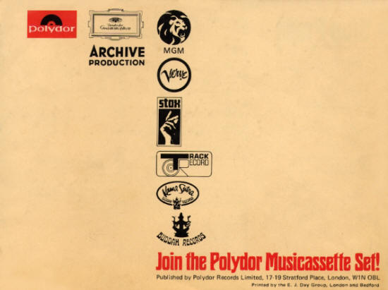 Polydor Catalogue Press Kit - 1972 UK