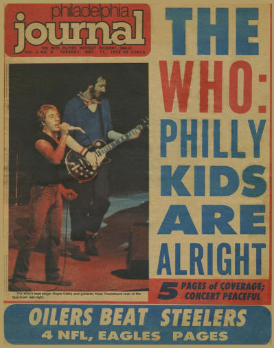 The Who - USA - Philadelphia Journal - December 11, 1979