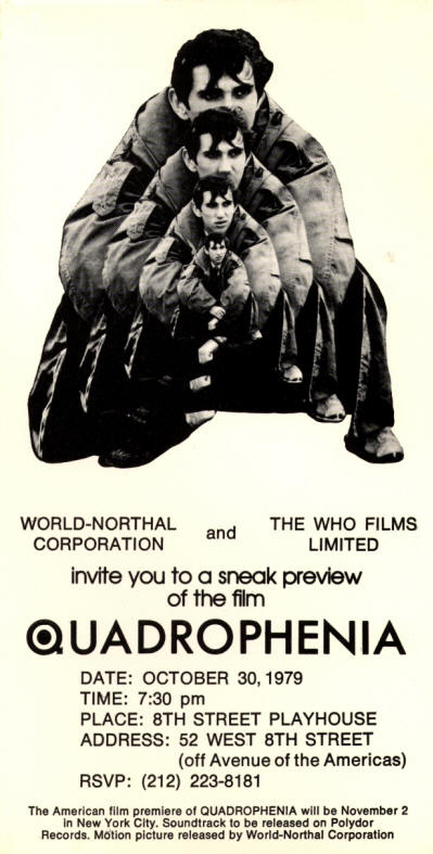 The Who - Quadrophenia (Movie) - 1979 USA