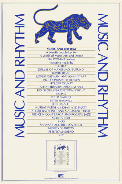 Pete Townshend / Various Artists - Music And Rhythm - 1981 USA (Promo)