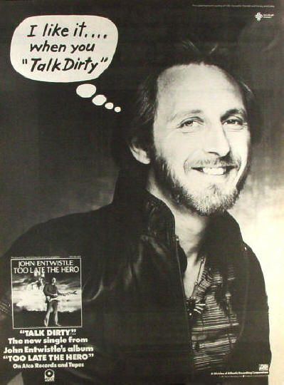 John Entwistle - Talk Dirty - 1981 USA