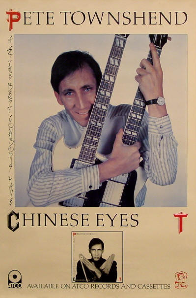 Pete Townshend - All The Best Cowboys Have Chinese Eyes - 1982 USA (Promo)