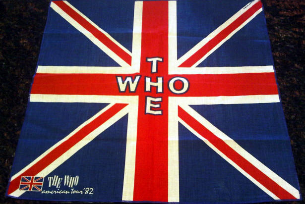 The Who - 1982 USA Tour Flag 