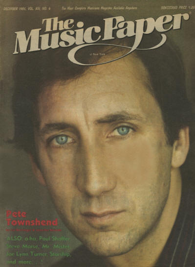 Pete Townshend - USA - The Music Paper - December, 1985