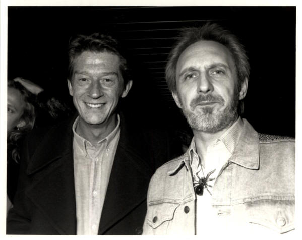 John Entwistle with John Hurt - 1988 UK
