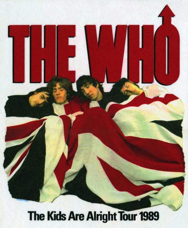 The Who - 1989 USA Tour - T-Shirt Artwork Masters - 1989 USA