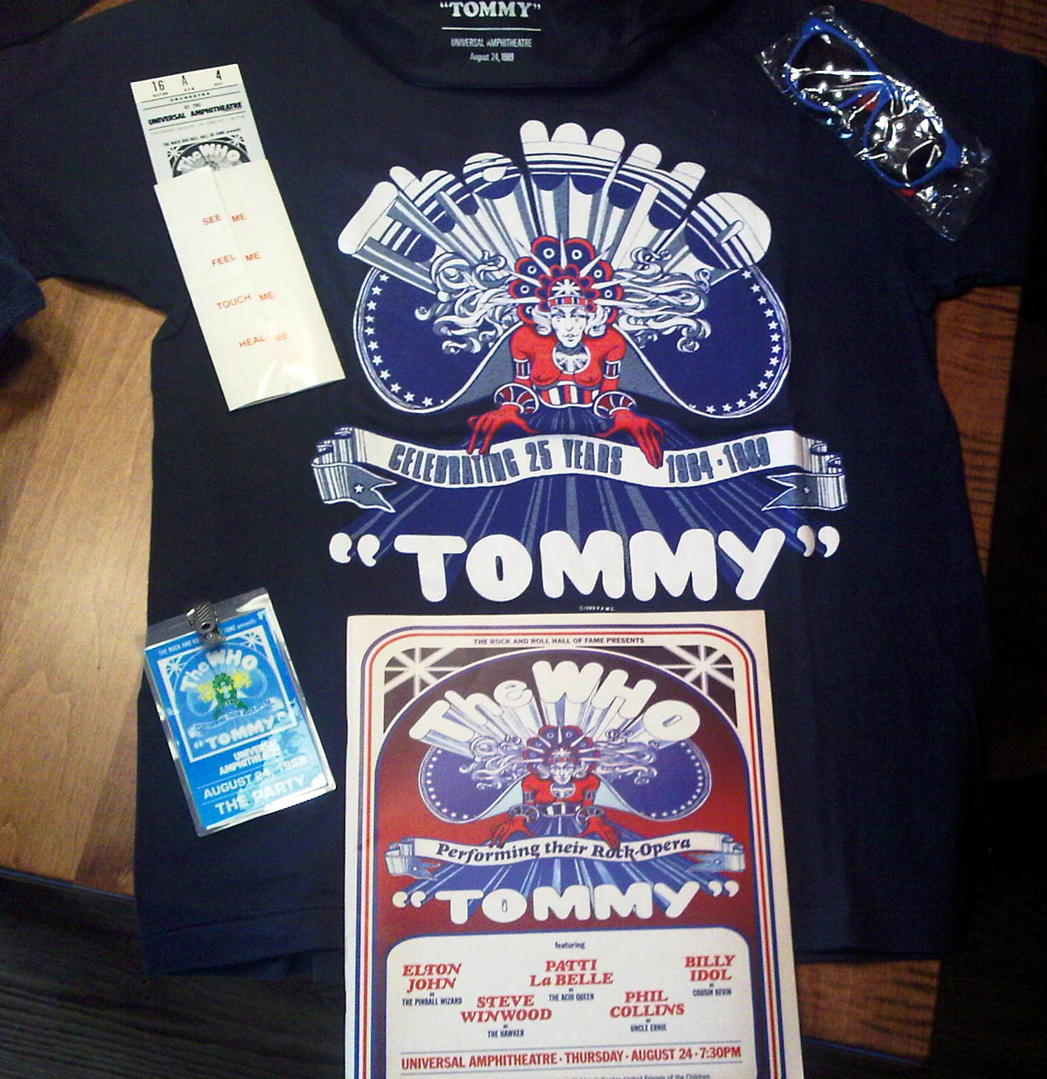The Who - Special "Tommy" Package - LA Universal Amphitheatre - August 24, 1989 USA