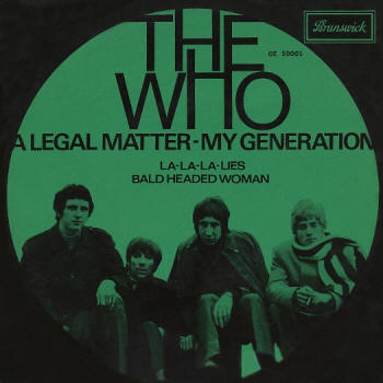 The Who - A Legal Matter - Holland - 1966 Brunswick 45 EP