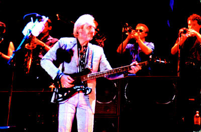 John Entwistle on stage with The Who in 1989