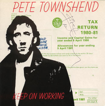 Pete Townshend - Keep On Working - 1980 UK