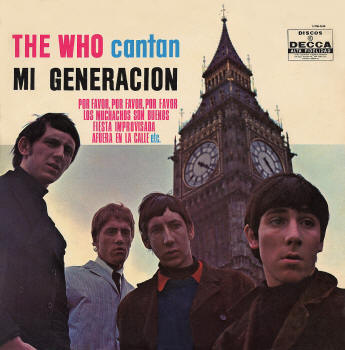The Who Sings My Generation - 1966 Argentina LP