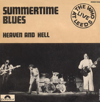 The Who - Summertime Blues/Heaven And Hell - 1970 France 45