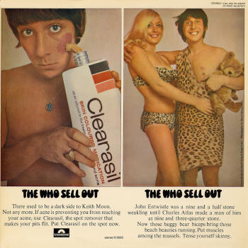 The Who Sell Out - 1967 Australia (back cover)