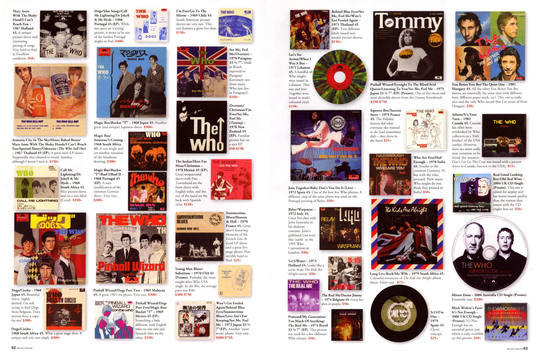 The Who - Record Collector Magazine - June, 2007