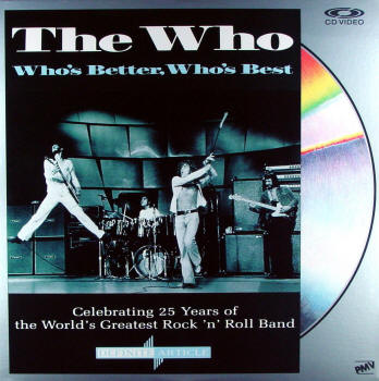 The Who - Who's Better Who's Best - USA Laser Disc