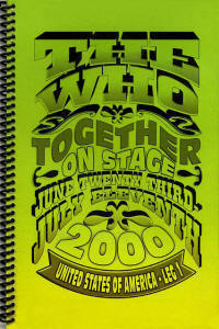 The Who - 2000 - Itinerary Tourbook Leg 1