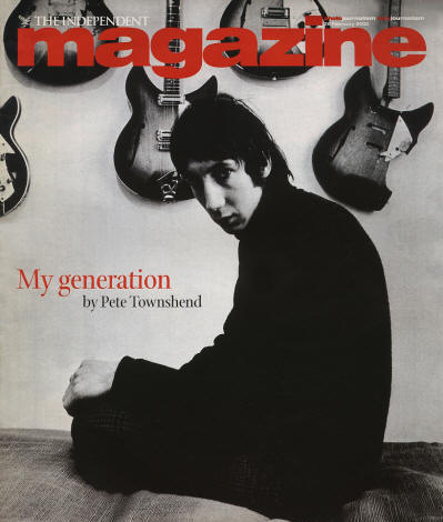 Pete Townshend - UK - The Independent Magazine - February 26, 2000 
