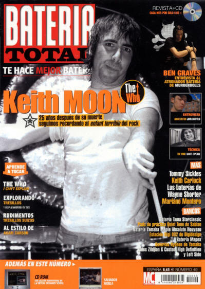 Keith Moon - Spain - Bateria - 2002