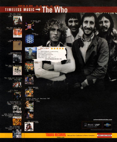 The Who - Timeless Music - 2002 USA