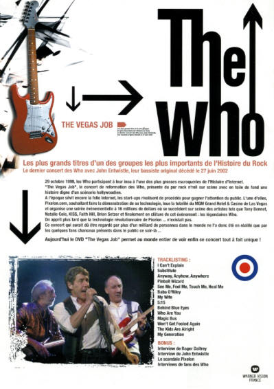 The Who - The Vegas Job - 2002 France