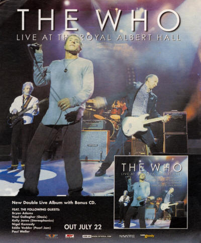 The Who - Live At The Royal Albert Hall - 2003 USA
