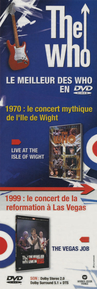 The Who - Live At The Isle Of Wight Festival / The Vegas Job - 2004 France