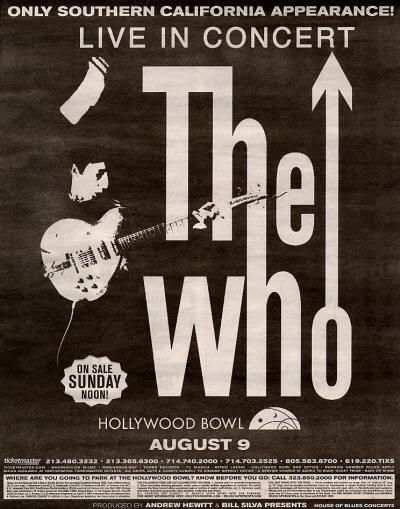 The Who - Live In Concert - Hollywood Bowl August 9, 2004