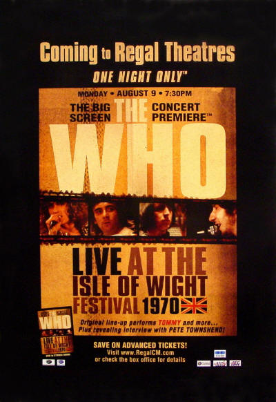 The Who - Live At The Isle Of Wight (Regal Theater) - 2004 USA (Promo)