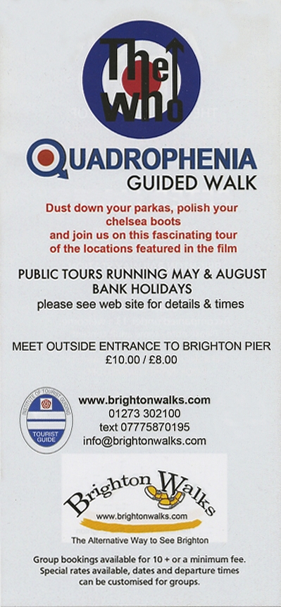 The Who - Quadrophenia Guided Walk - 2006 UK
