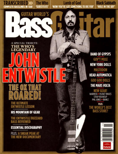 John Entwistle - USA - Bass Guitar - November, 2006