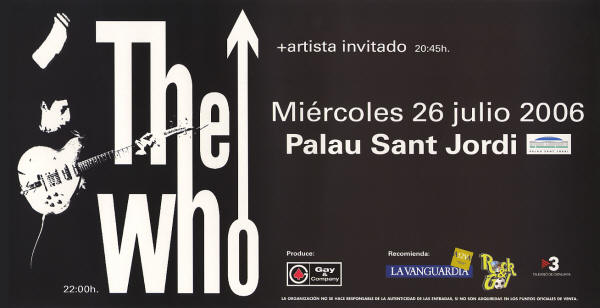 The Who - Barcelona - July 26, 2006 Spain (Promo)