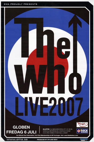 The Who - Globen Arena - Stockholm, Sweden - July 06, 2007 (Venue Promo)