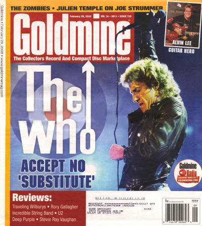 Roger Daltrey - USA - Goldmine Magazine - February, 2008