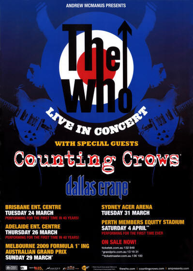The Who - Brisbane (and others) - March 24, 2008 - Australia (Promo)