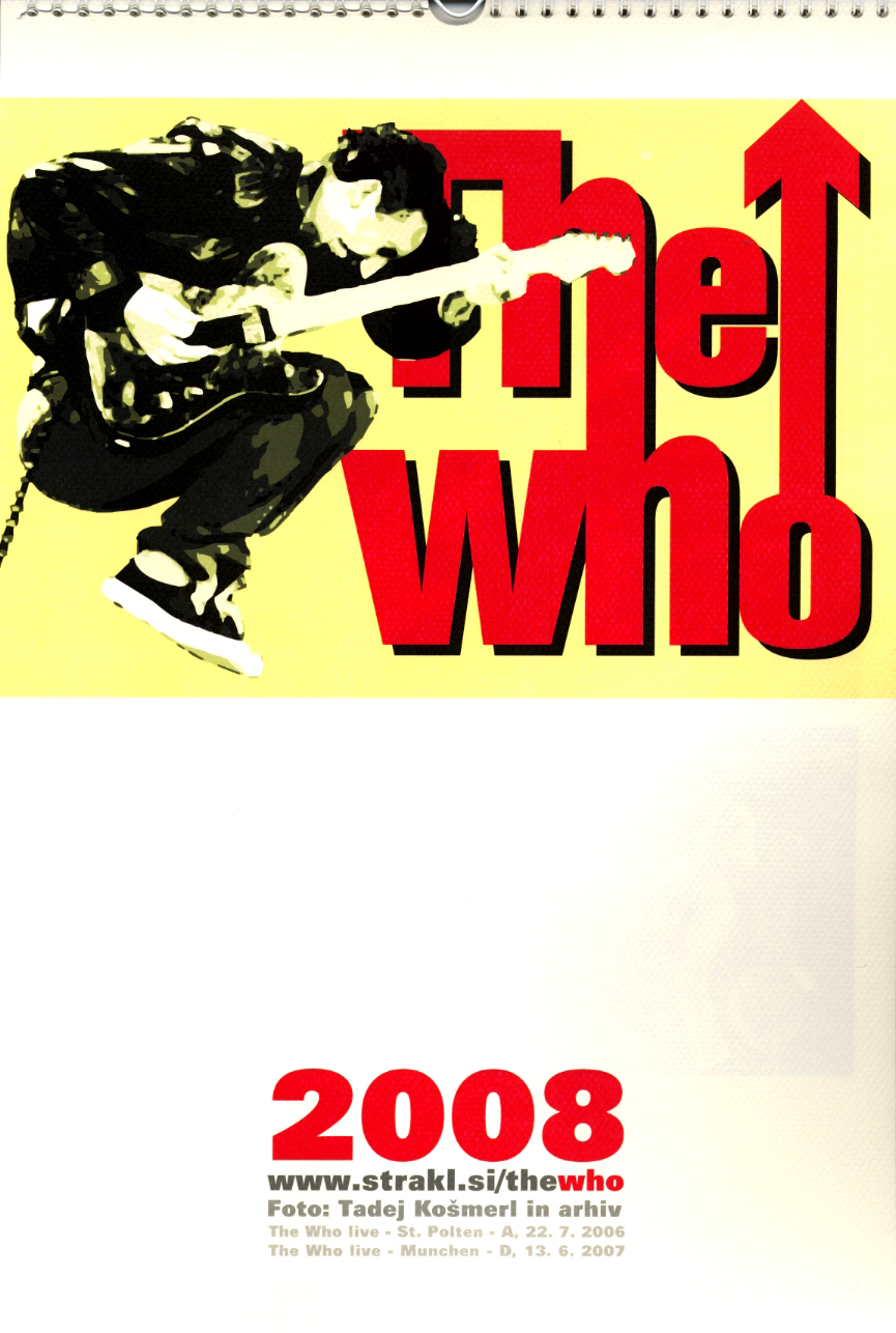 The Who - 2008 Calendar - Solvenia